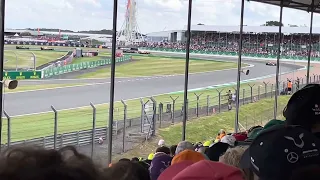 British 2023 Grand Prix Silverstone, Lando Norris Defending Lewis Hamilton, Spectator View