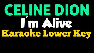 Celine Dion - I'm Alive Karaoke Lower Key