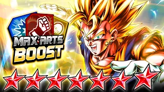 (Dragon Ball Legends) 14 STAR MAX ARTS BOOSTED FUSING SUPER VEGITO TAKES OUT THE TRASH!