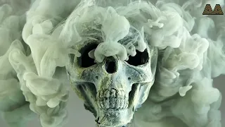 3D Skull Animation with effects! Skull Horror ! Video 1 ! 😱😱😱