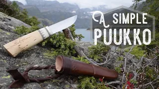 Making a simple Puukko with Saami style carvings