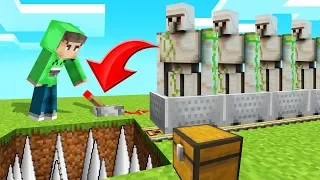 I Built An UNLIMITED IRON FACTORY In MINECRAFT!