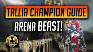 RAID: Shadow Legends | Tallia Champion Guide | Arena GOD! One of the hardest hitting AOE EPICs!