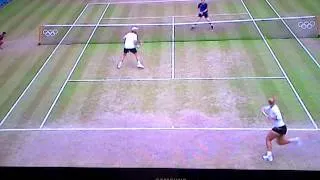 London Olympics 2012: A.MURRAY L.ROBSON vs S.Lisicki C.Kas (Wimbledon 04-08-12)