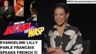 Evangeline Lilly interview in French, en français 100% ANT-MAN,