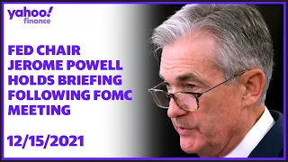 Fed Chair Jerome Powell holds presser following FOMC meeting