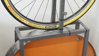 Challenge Strada Bianca Pro HTLR (40 mm) Rolling Resistance Test (spin up video)