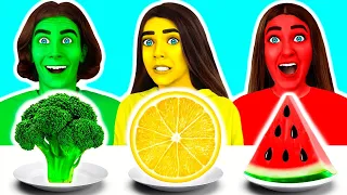 ALIMENTOS DE LOS MISMO COLORES DESAFÍO por CRAFTooNS Challenge