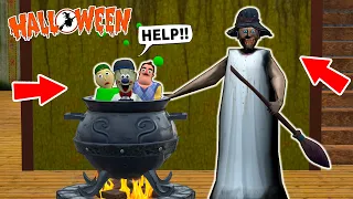 Granny Witch vs baby Baldi vs baby Ice Scream - Halloween - funny horror animation parody (p.124)