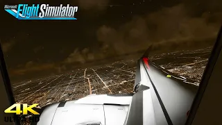 [4K] MSFS 2020 - ULTRA GRAPHICS Night Takeoff from Phoenix | American Airlines | FlyByWire A32NX