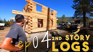 Log Cabin Tutorial | Part 4 - 2nd Story Logs