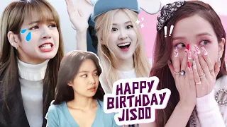 blackpink hindi : jisoo birthday gift | blackpink hindi dubbing #holydope