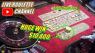 🔴LIVE ROULETTE |🔥 HUGE WIN 💲10.800 In Casino Las Vegas Exclusive ✅ 2023-02-06