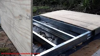 Easy Shed base/foundation ~How I Did It~