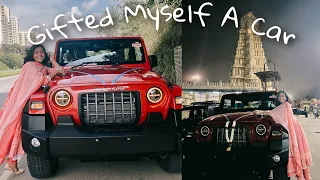 Gifted Myself A Car|| Mahindra Thar || Anupama Anandkumar #anupama #mahindrathar #giftedmyselfacar