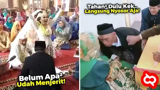 Ketika Pengantin Udah Gak Sabar Nganu! Deretan Momen Kocak Tak Terlupakan Saat Akad Nikah