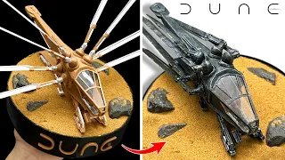 Crafting an Ornithopter Model from Dune Film: Clay Sculpting Tutorial