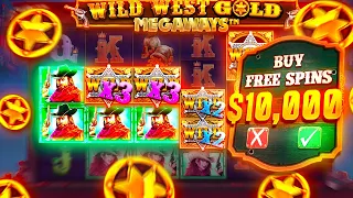 The $10,000 Wild West Gold Megaways BONUS BUY!!