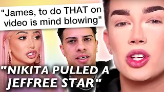 James Charles Exposes Himself w/ Austin McBroom, Nikita Dragun Fans Attack Small Makeup Brand