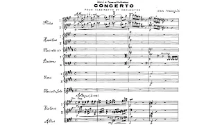 [Full Score] Jean Françaix - Concerto for Clarinet and Orchestra