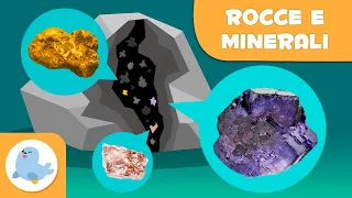 ROCCE e MINERALI per bambini - In cosa si differenziano? - Scienza per bambini