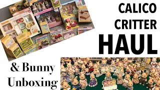 Yay!! 🥳 Our FIRST Calico Critters "Haul" in 7 months!! AND Unboxing Sylvanian Families Rabbits!