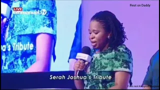 Serah TB Joshua sharing a loveable memory of Senior Prophet TB Joshua