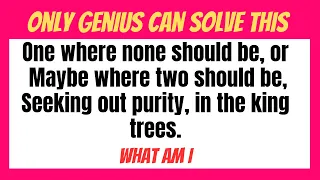 ONLY A GENIUS CAN ANSWER THESE 10 TRICKY RIDDLES | Riddles Quiz - part 11