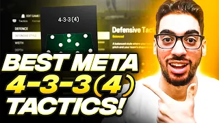 THE BEST META 433(4) FORMATION & CUSTOM TACTICS FOR EAFC 24 ULTIMATE TEAM