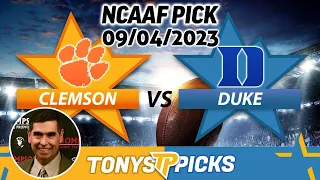 Clemson vs. DukeClemson vs. Duke 9/4/2023 Week 1  FREE College Football Picks NCAAF Betting Tips