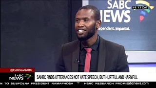 SAHRC's findings on Malema: Hitekani Magwedze