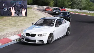 BMW M3 E92 - Nürburgring Nordschleife Tourist Trackday | Assetto Corsa (Steering Wheel) Gameplay