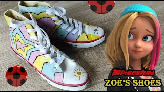 Miraculous Ladybug and Cat Noir - DIY - Zoé's shoes