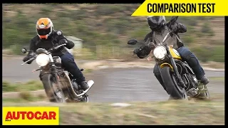 Triumph Bonneville Street Twin VS Ducati Scrambler Icon | Comparison Test | Autocar India