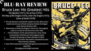 Bruce Lee: His Greatest Hits Criterion Blu-ray Boxset Review