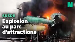 En Suède, un incendie ravage le plus grand parc d’attractions du pays