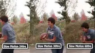 Slow Motion Football | 24fps, 30fps, 60fps