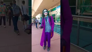 The Joker laughing cosplay SDCC 2022