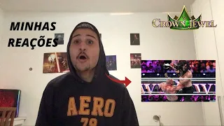 MINHAS REAÇÕES - Roman Reigns vs Brock Lesnar