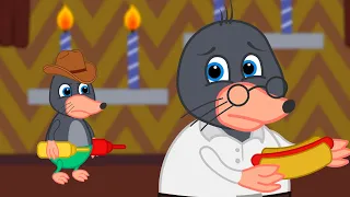 Benny Mole and Friends - The Cowboy Became A Chef Cartoon for Kids