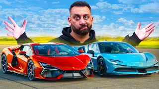 Revuelto v Ferrari SF90 | @carwow Reaction