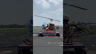 Bell 47G Engine Start