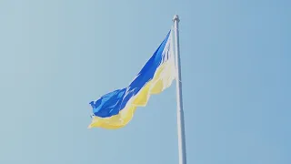 Урочисте підняття Державного Прапора України на Соборному майдані