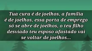 louvor com letra de joelhos Fabiana Anastácio