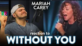 Mariah Carey Reaction Without You (cover)  LIVE VIDEO! (WOW, WOW!) | Dereck Reacts