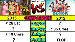 Guddu ki gun vs Vicky donor box office collection comparison।।