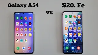 Samsung A54 vs S20 Fe in 2024 || Speed Test