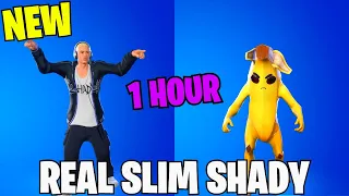 FORTNITE REAL SLIM SHADY EMOTE 1 HOUR DANCE! (EMINEM EMOTE)