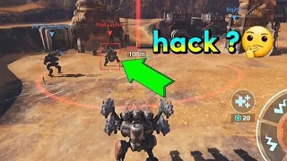 is this a hack ? War Robots impossible high speed robot