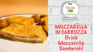 Mozzarella in Carrozza (Fried Mozzarella Sandwich) - Italian Food Easy Peasy